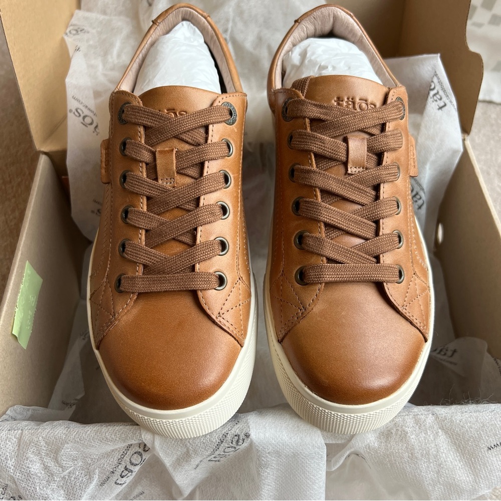 Women’s Taos Plim Soul Lux Leather Sneakers - 7.5 wide